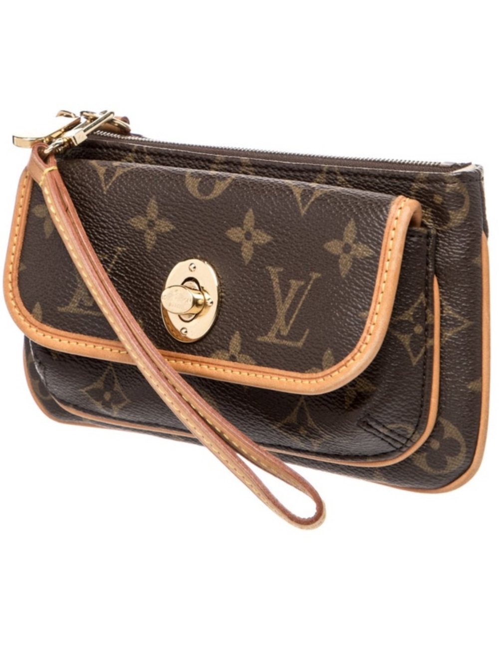 RARE💎LV WRISTLET LOUIS VUITTON POCHETTE LOUIS VUITTON WALLET CLUTCH LV POUCH - Picture 8 of 8